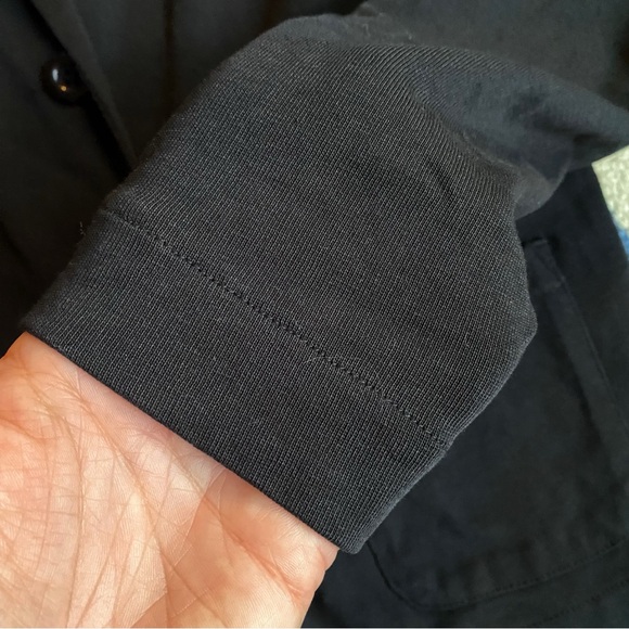 🖤 TESINI BLACK COTTON BLAZER JACKET! - Picture 8 of 12